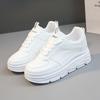 W new leather women's shoes summer little white shoes platform fashion casual shoes versatile women's shoes