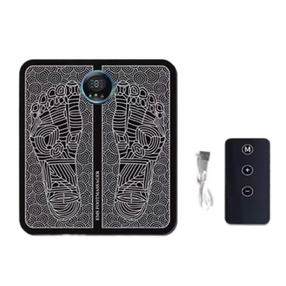 

EMS Muscle Stimulation Foot Massager Pad - USB Rechargeable Acupoint Massage Mat Relaxes Feet Improves Blood Flow Massage Mat