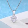 Weihua Silver-Plated Korean Style Christmas Love Cube Pendant Necklace for Women