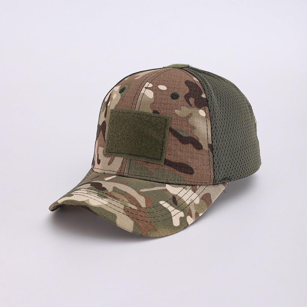 Military Fans Outdoor High-Quality Python Velcro Baseball Cap Men'S Tactical Camouflage Hat Sports Mesh Cap