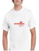 Interflug Red Vintage Logo German Airline White Cotton T-Shirt