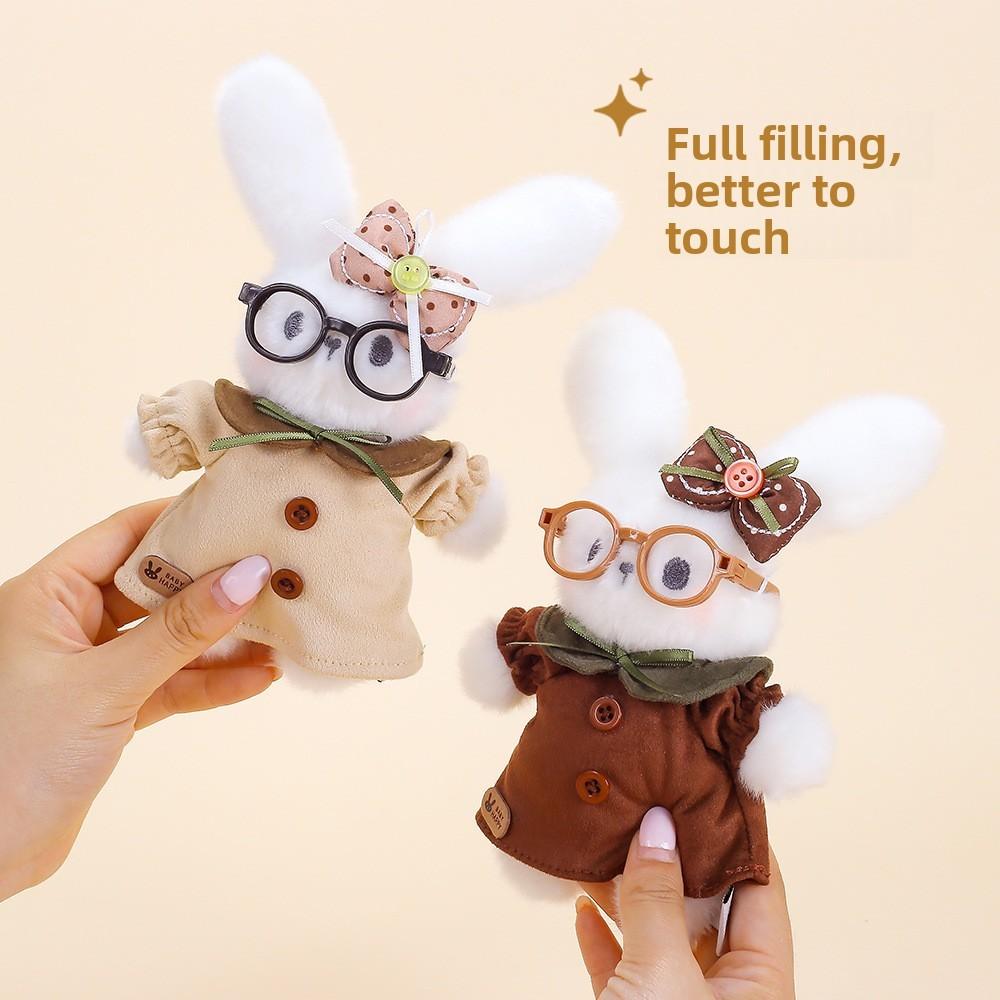 Girl Heart Plush Toy Keyring With Cute Rabbit Design For Backpacks And Gifts