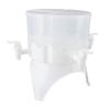 Beverage Dispenser Rotatable Large Capacity Detachable 4 Grids Cold Kettle Plastic Drink Dispenser F