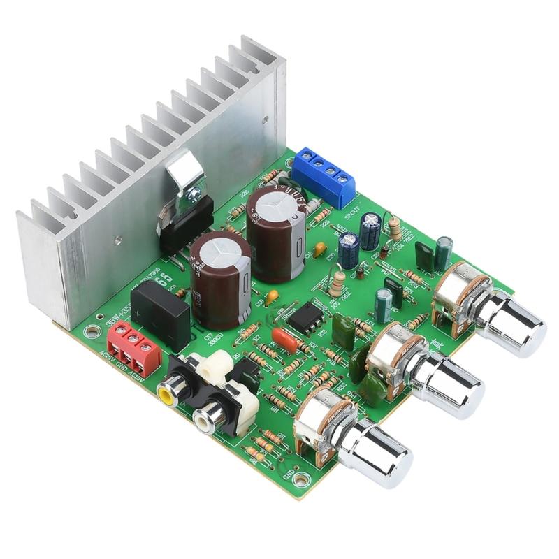 TDA7265 2.0 Channel HiFi Amplifier Board 12-15V Double Channel Amplifier 4558 Preamplifier Amplifier Module