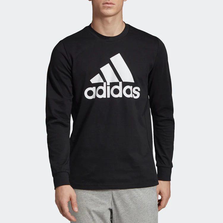Adidas Sweatshirts Men's Black Crew Neck Moderate Regular EB5266