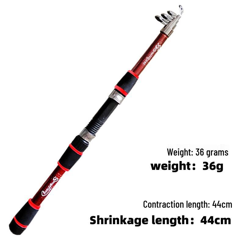 "Portable Fiberglass Sea Fishing Rod Set for Long-Distance Casting"