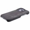 For iPhone 16 Pro Case Compatible with MagSafe Skin-Touch Leather+PC Back Cover