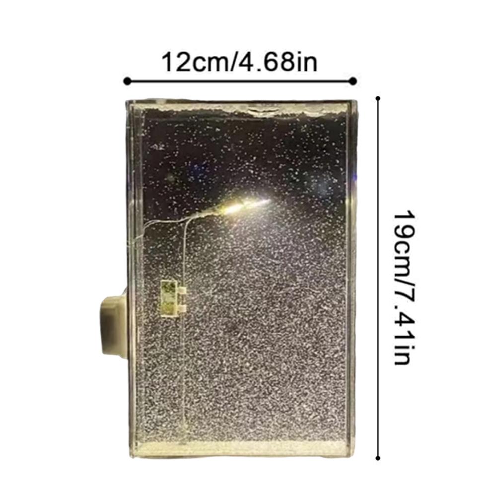 Рождественский ночник со снегом, сделай сам, снежная сцена, уличный фонарь, рождественские поделки, ночник с текучим песком и снегом для рождественских подарков