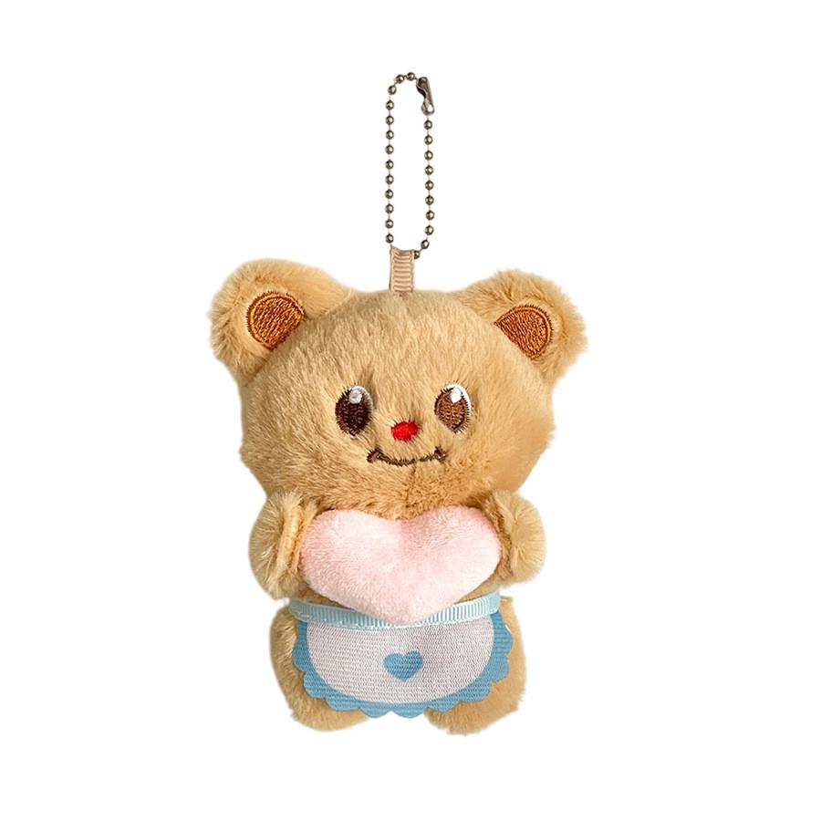 Plushie Bear Butter Keychain With Soft Pp Cotton For Valentines Day Gift