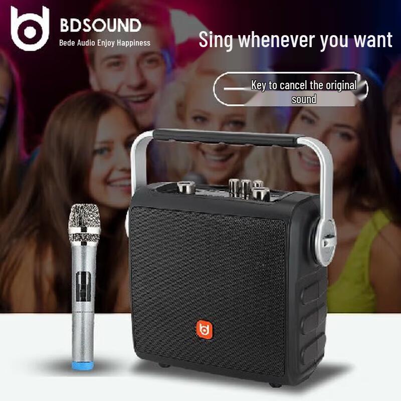 Beide Portable High-Power Bluetooth Karaoke Speaker CN Plug (adapter Included)