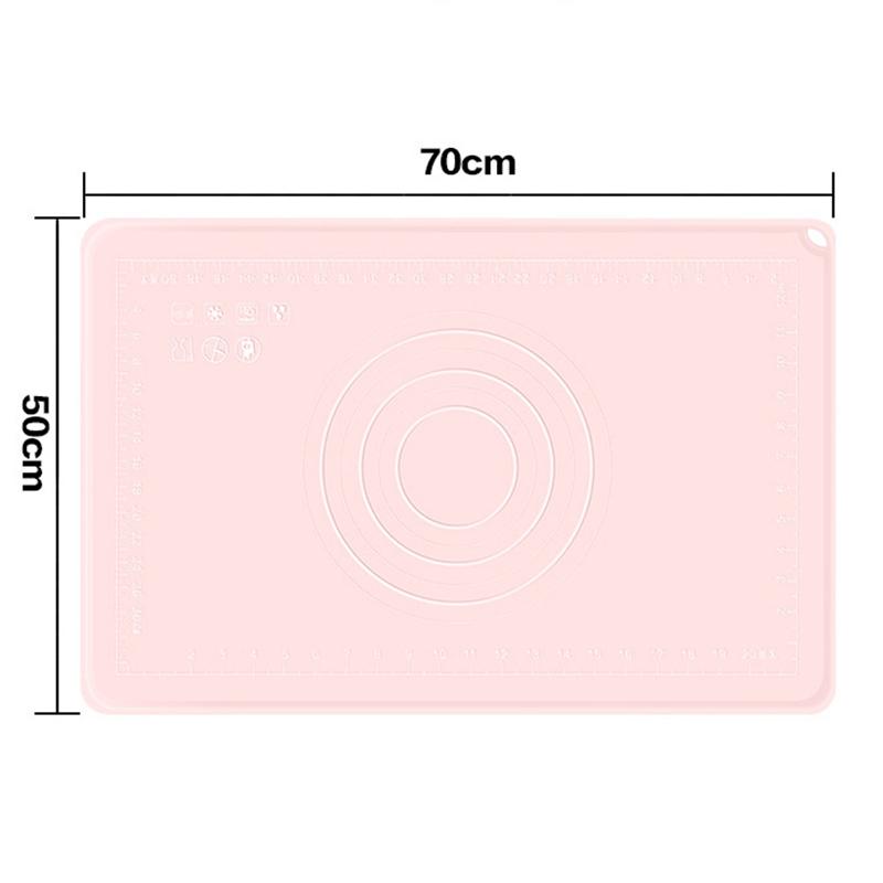 Silicone Mat Kitchen Kneading Dough Baking Mat Dough Pads Tools Sheet Accessories Cooking Cake Pastry Non-stick Rolling