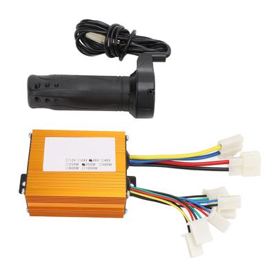 36V 350W Motor pro elektrokolo Kartáčový regulátor rychlosti Sada rukojeti plynu pro elektrickou koloběžku Elektrickou tříkolku