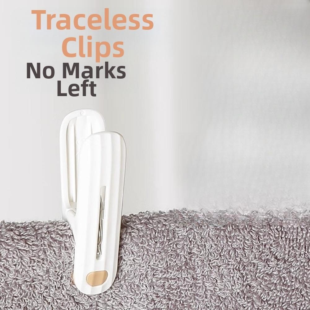 12PCS Plastic Clothes Pins with Wide 20mm Opening for Thick Towels For Socks and Snacks Non Slip Grip for Outdoor Use