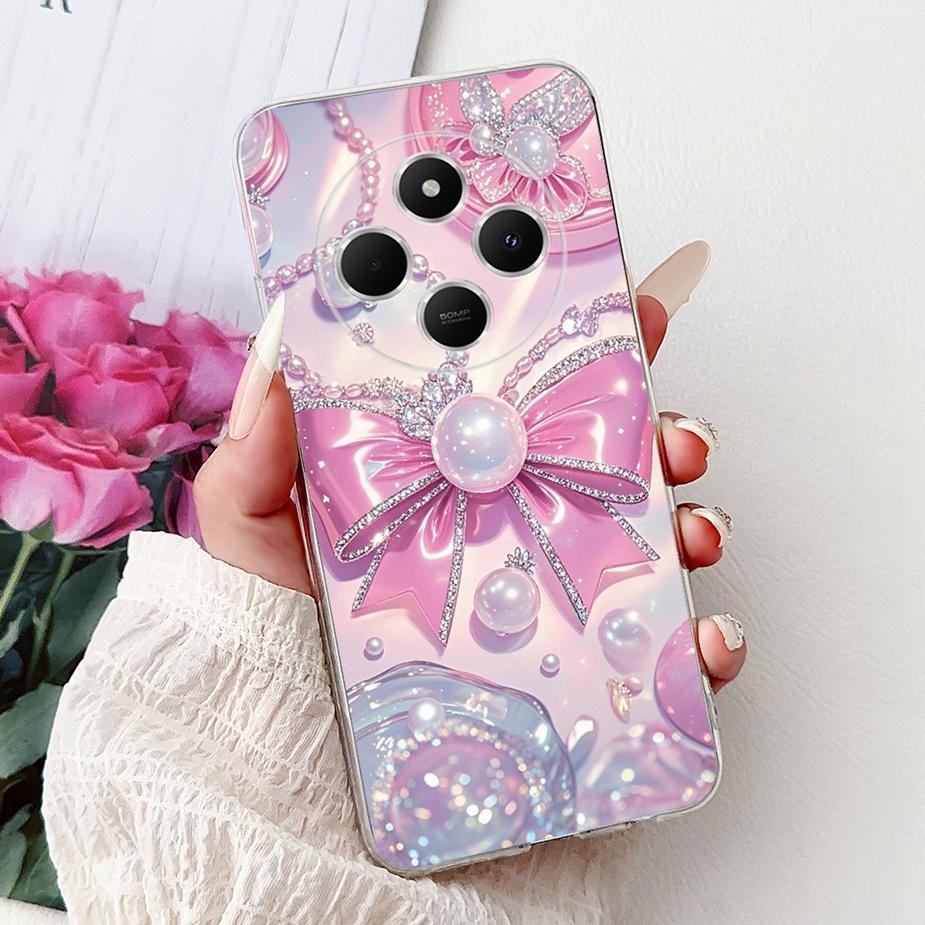For Xiaomi Redmi 14C Case PocoC75 Lucky Fish Cute Cat Pattern Cover Soft Slim Phone Case For Xiaomi Poco C75 C 75 Redmi14C Shell