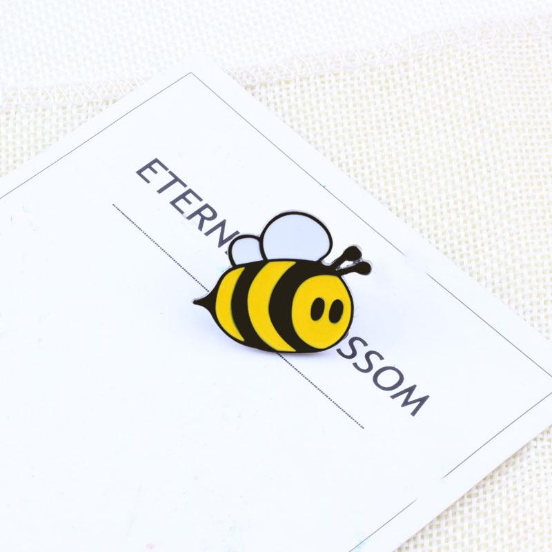 Schattige Cartoon Bij Druipolie Legering Broche Speld - Meisjesachtige Stijl Badge Decoratie