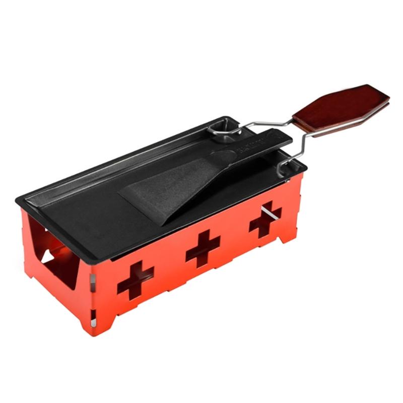 

Cheese Barbeclettes for Grilling Efficient Cheese Grilling Pans with Spatula Delicate Gift for Cheese Enthusiasts