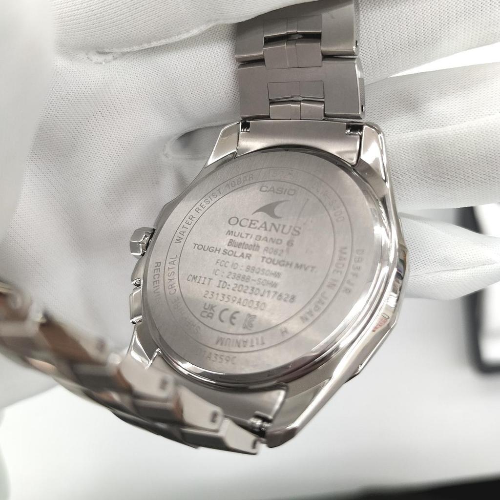 Used CASIO OCW-S400 Solar Radio Watch OCEANUS