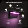 Applique philips hue white and color ambiance nypro - noir - 13,5 w - 950 lm