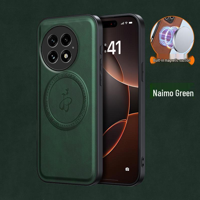 OnePlus 13 Leather Magnetic Case for Nord 5/4 with Stand, Drop-Proof Protection