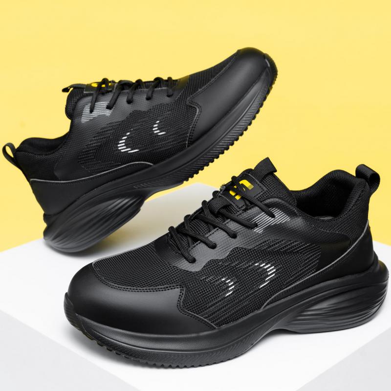 Fashion Work Sneakers Steel Toe Shoes Man Safety Shoes Puncture-proof Work Shoes Boots Fashion Indestructible Footwear Security