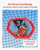 1828.8x1828.8mm Football Trainer Throwing Net, Training Throwing Target Practice Net with 5 Target Pockets, Knotless Net Includes Straps and Portable