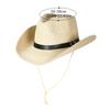 Wide Brim Western Cowboy Hat UV Protection Straw Cap Fashion Beach Cap  Outdoor