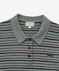 COVERNAT WOMAN Striped Collar Knit Melange Gray
