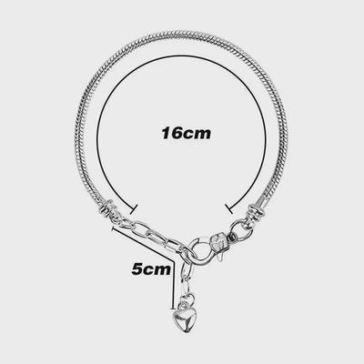 Unisex Adjustable Snake Bone Bracelet - Simple European & American Fashion Jewelry
