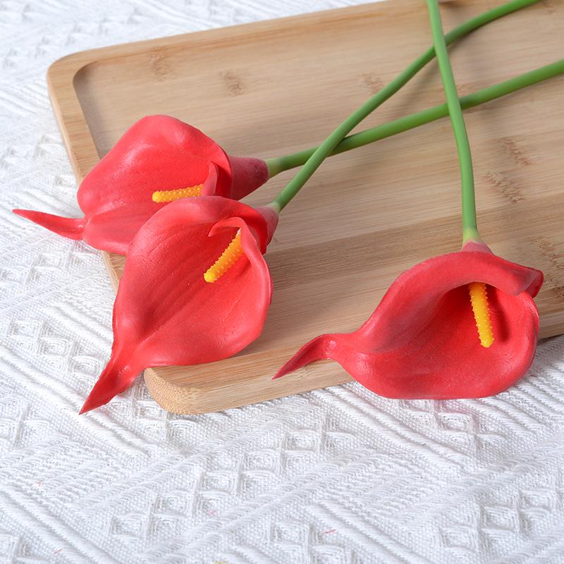 Calla Lily Fiore artificiale per la decorazione della casa, ornamenti per matrimoni