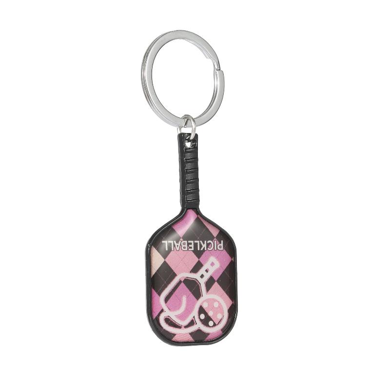 

3D Металлический Спортивный Брелок для Пиклбола для Женщин Брелок Кольцо для Ключей Брелок в виде Ракетки для Пиклбола Держатель для Ключей Брелок Подвеска для Сумки A2