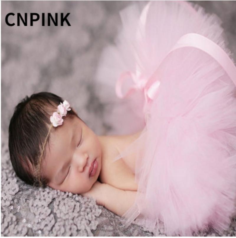 

Костюм для младенцев, комплект с повязкой на голову, одежда, летнее платье для маленьких девочек, милый наряд принцессы для новорожденных, костюм, реквизит для фотосессии, аксессуары CNPINK 1SET