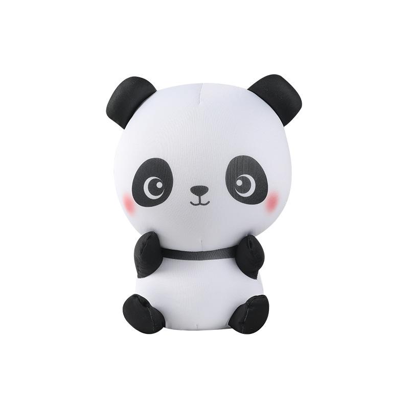 Cartoon Panda Multi-Function U-Shaped Travel Neck Pillow & Plush Doll