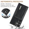 Luksusowe Magnetyczne Odpinane Skórzane Etui Portfel na Samsung Galaxy S26 S25 S24 S23 Ultra S22 S21 Plus S20 FE A55 A35 z Uchwytem na Karty