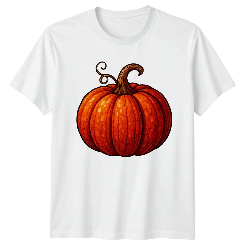 Autumn Fall Harvest Pumpkin Seasonal TShirt Squash Decor Halloween Thanksgiving S
