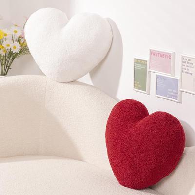Heart-Shaped Plush Pillow for Weddings & Valentine's Day