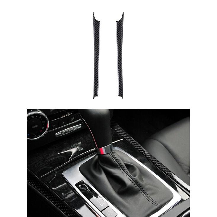 Car Accessories Interior Carbon Fiber Stickers For Mercedes-Benz C Class W204 2007-2013 Entral Console A/C Switch Panel