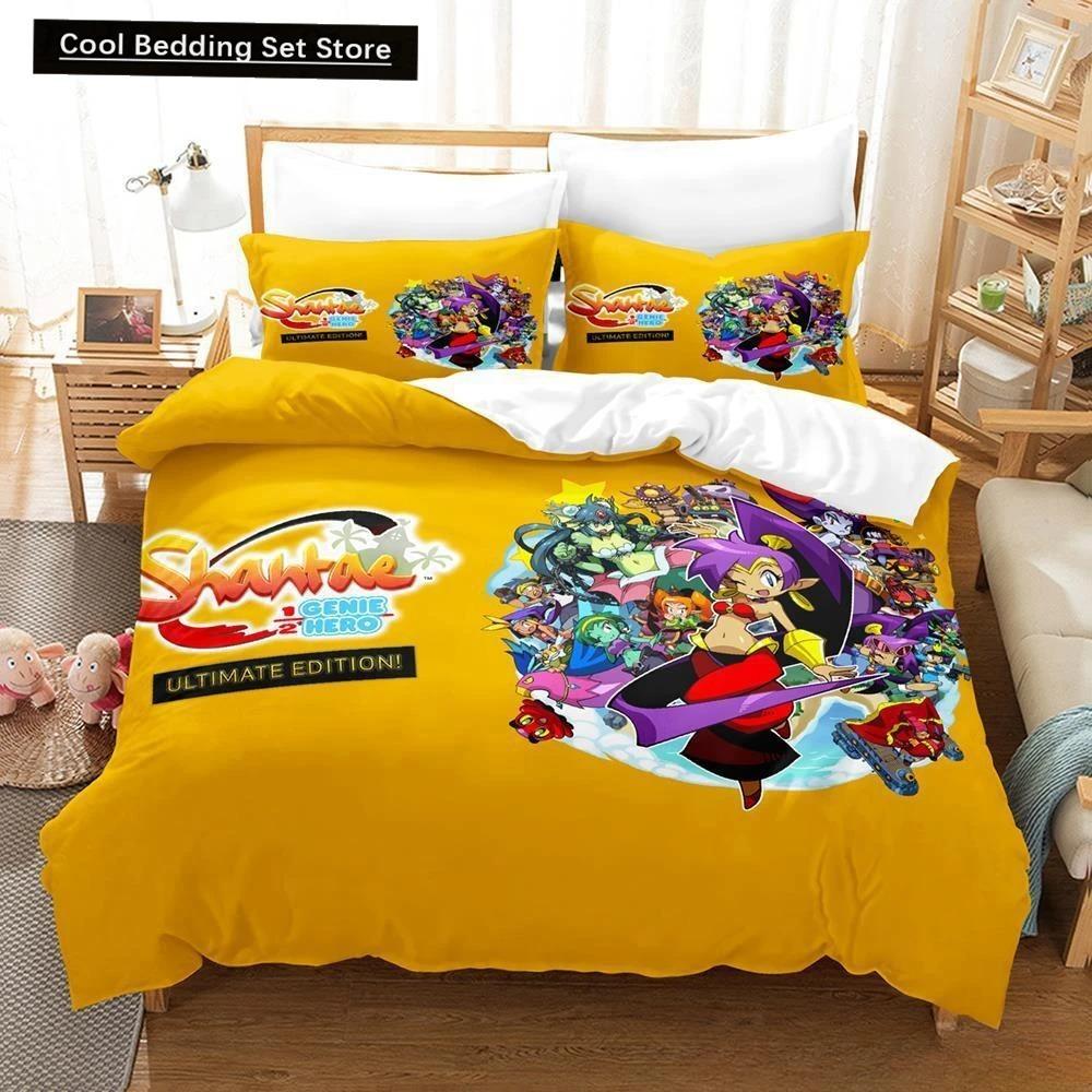 Kawaii Gromit Bedding Set Single Twin Full Queen King Size Bed Set Aldult Kid Bedroom Duvetcover Sets Print Anime Bed Sheet Set