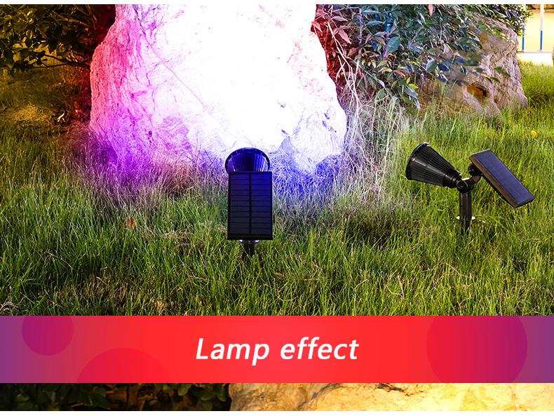 Outdoor Solar Waterproof Lawn & Garden Landscape Spotlight