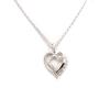 Altesse [K6375] - Silver Necklace 'Love' Silver-white (rhodium-plated) - 13x16 Mm