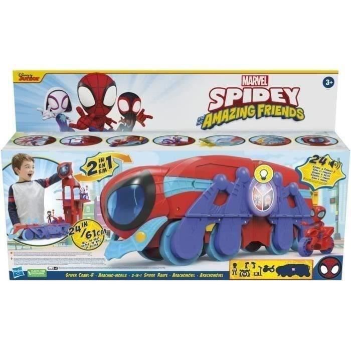 Deluxe Arachno-mobile 2 v 1 hlavní stan, Spidey a jeho úžasní přátelé, předškolní hračka, od 3 let