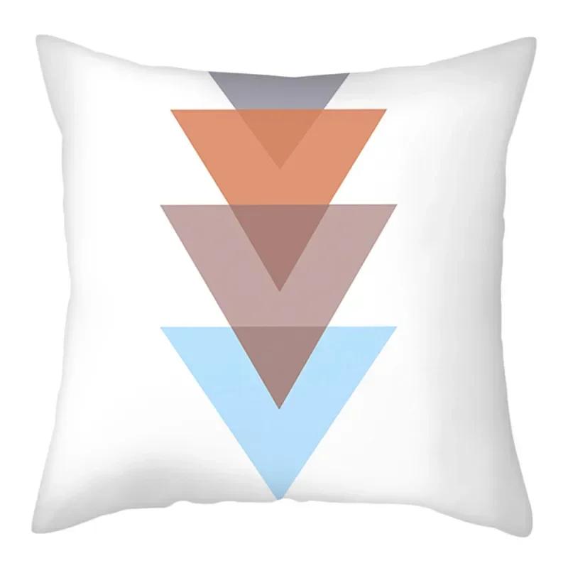 Colorful Geometric Cushion Cover Nordic Style Striped Pillow Covers Home Sofa Decorative Throw Pillows Cases 45x45cm