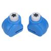10pcs Hole Puncher Different Patterns Easy Operation Multifunctional Portable Punch Craft Set
