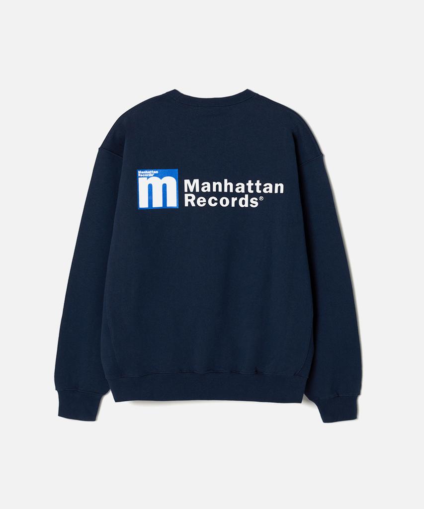 Maenhatanlekojeu M Logo Crew Neck - Navy