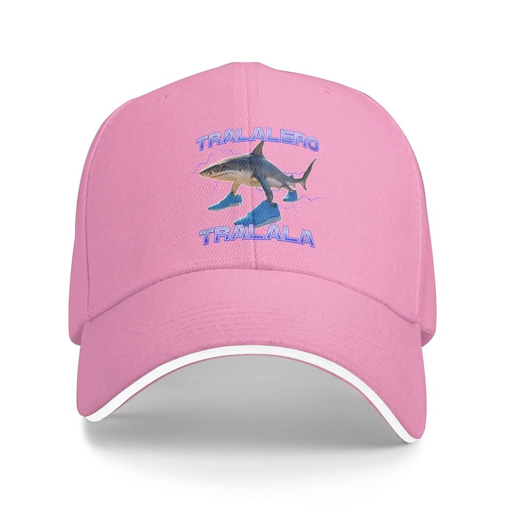Unisex Tralalero Tralala Funny Shark Meme Hat Spring Italian Brainrot Memes Adjustable Cap New Baseball Cap Sunscreen Hats