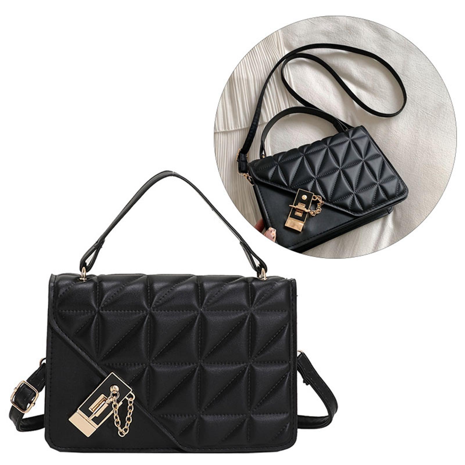 

Маленькие сумки для женщин, модная большая вместительная регулируемая сумка из искусственной кожи, сумка для подмышек для свиданий чёрный