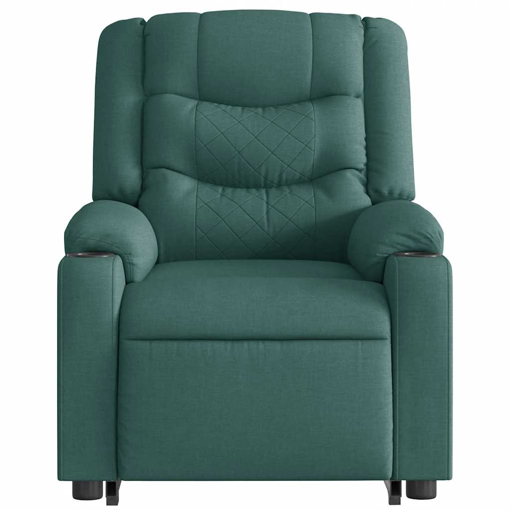 Vidaxl Lift Recliner Massage Chair, Electric, Reclining, Green