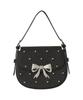 Lily Brown CANDY STOCK Bejeweled Round Mini Bag LWGB254806 DOT L.B. Women's