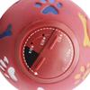 Hunde Leckerli Spender Ball Langsame Fütterung Einstellbar Kauen Welpen Puzzle Ball Spielzeug für Katze Rot
