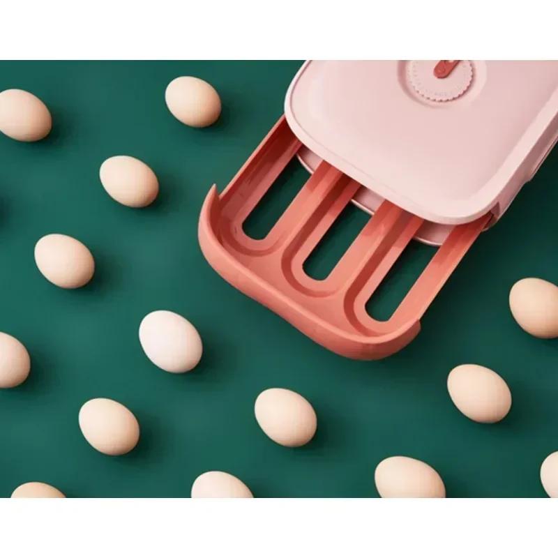 Drawer Type Egg Storage Box Refrigerator Storage Box Fresh Keeping Box Dumpling Boxs Household Eggs Holder Food Storage Kitchen