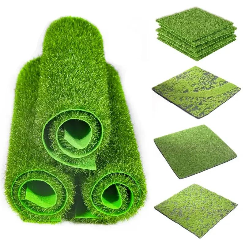 30x30cm Artificial Grassland Simulated Lawn False Moss False Tturf Small Court Landscape Scene Layout Decoration Plant Decor